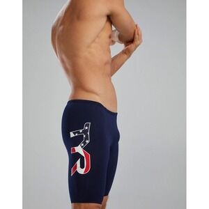 TYR Men's USA‎ Durafast Elite Swim Race Jammer 38 (XL) B13019H NWT